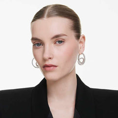 Matrix hoop earrings