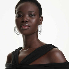 Matrix hoop earrings