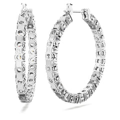 Matrix hoop earrings