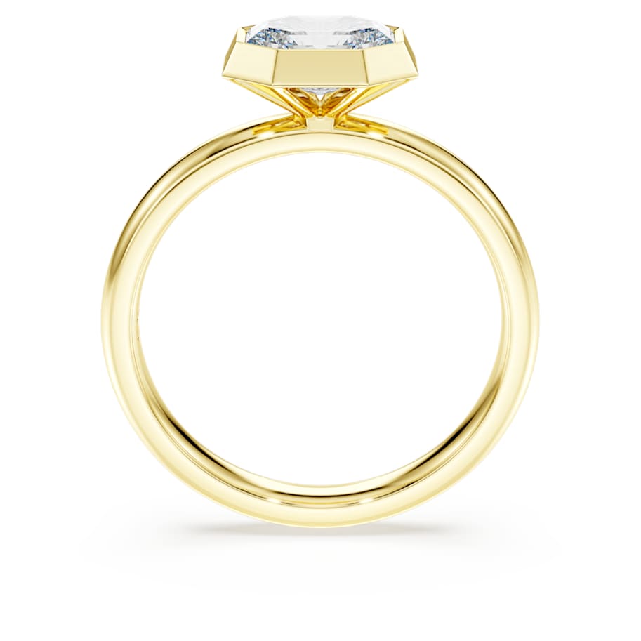 Octagon bezel ring