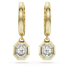 Octagon drop earrings