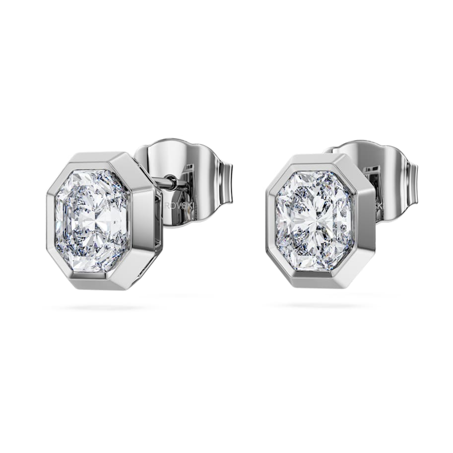 Octagon stud earrings