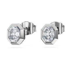 Octagon stud earrings