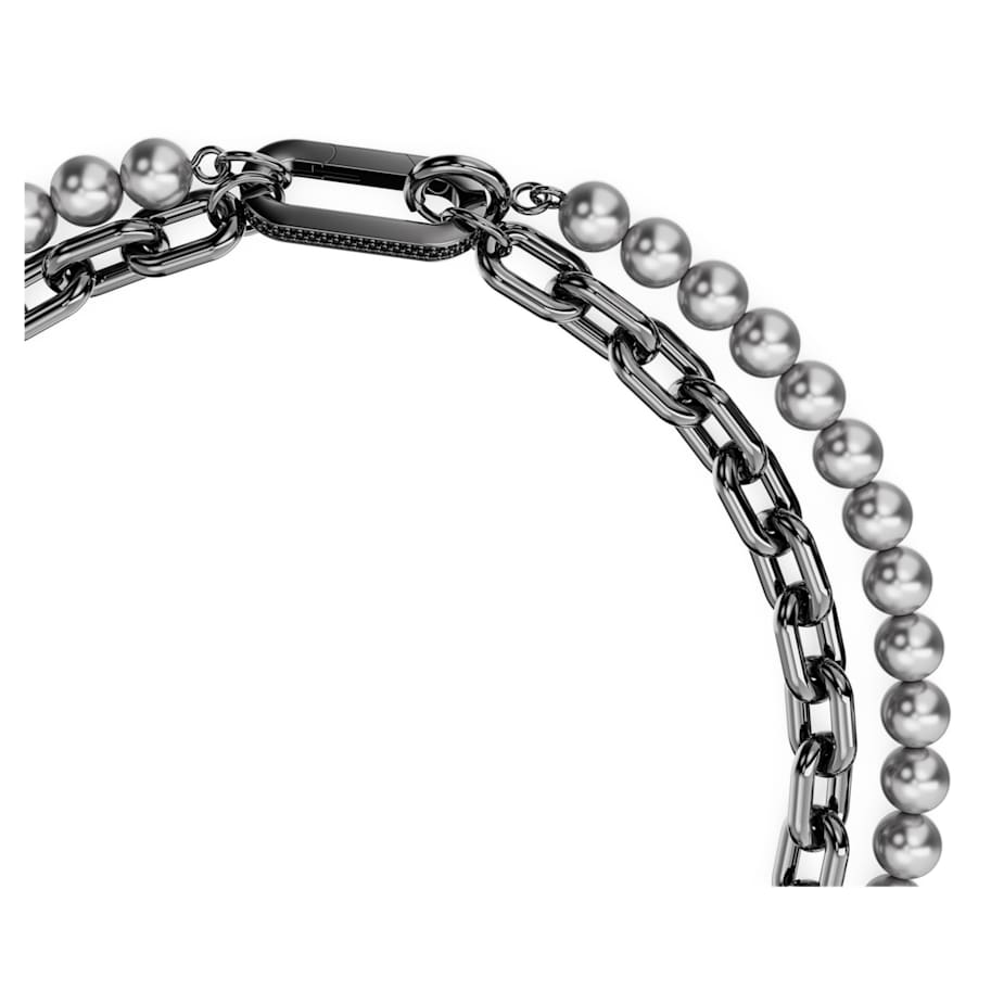 Swan choker and brooch